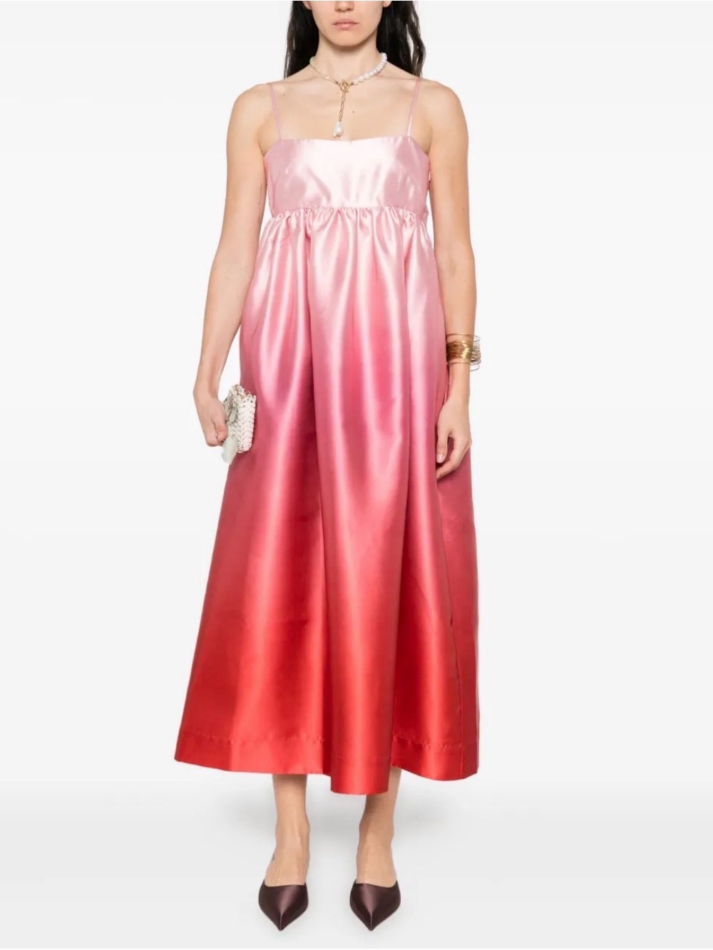 Alemais Inez Ombre Midi Dress